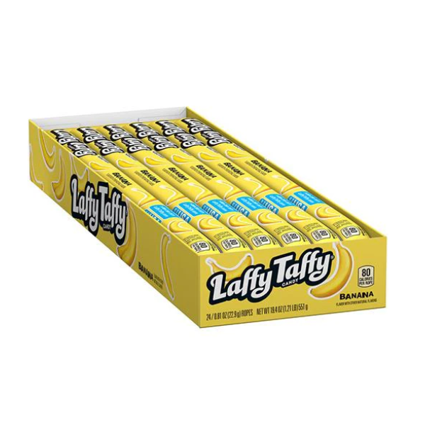 Laffy Taffy Rope Banana 24 x 23g (0.81oz) image 0