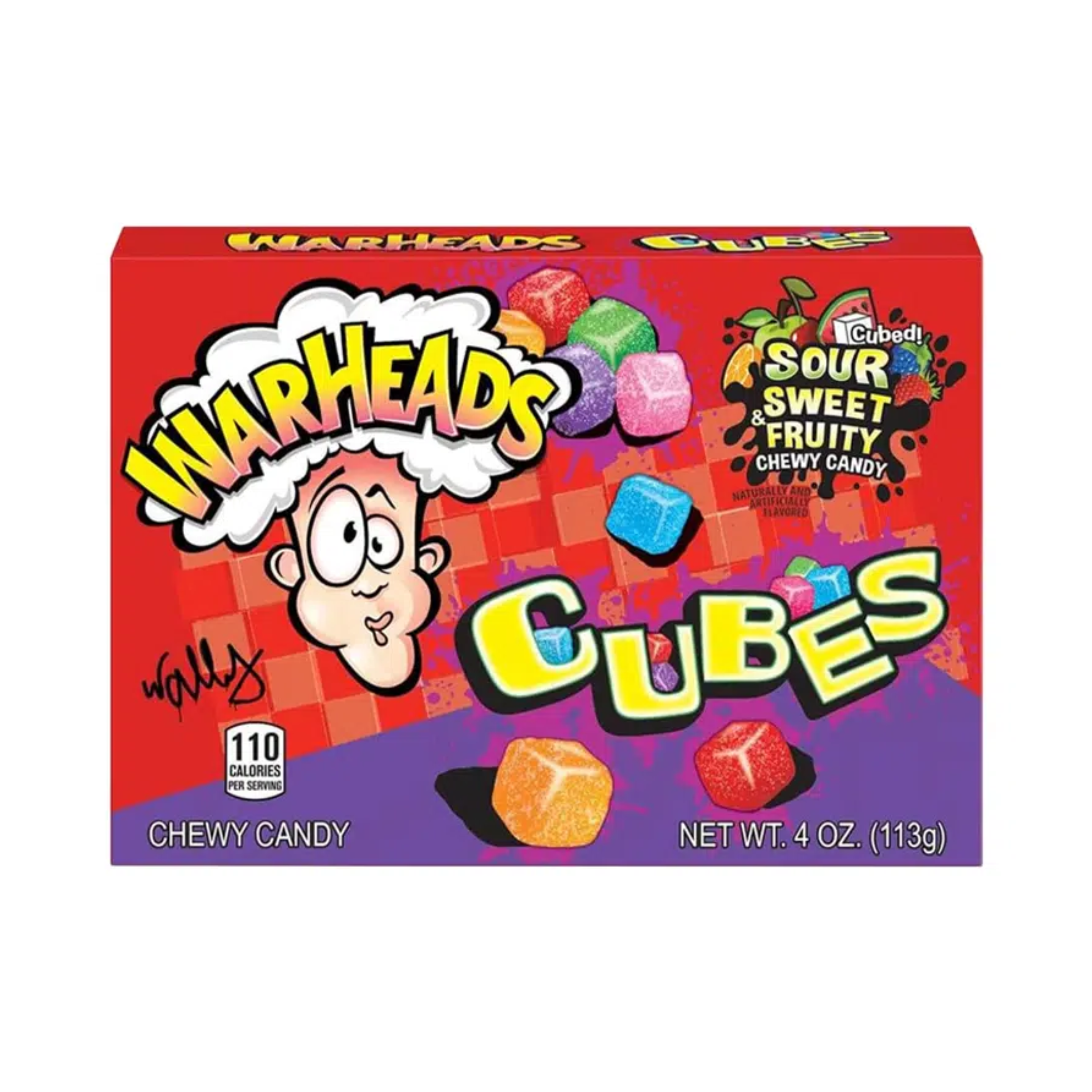 Warheads Cubes Original Mix Theater Box 12 x 113g (4oz) image 0
