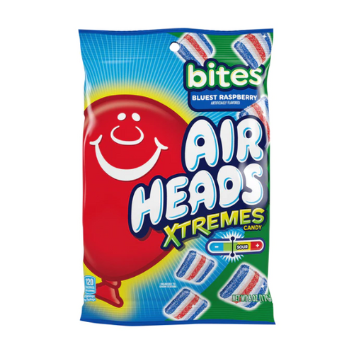 Airheads Xtremes Bites Bluest Raspberry Peg Bag 12 x 170g (6oz) image 0