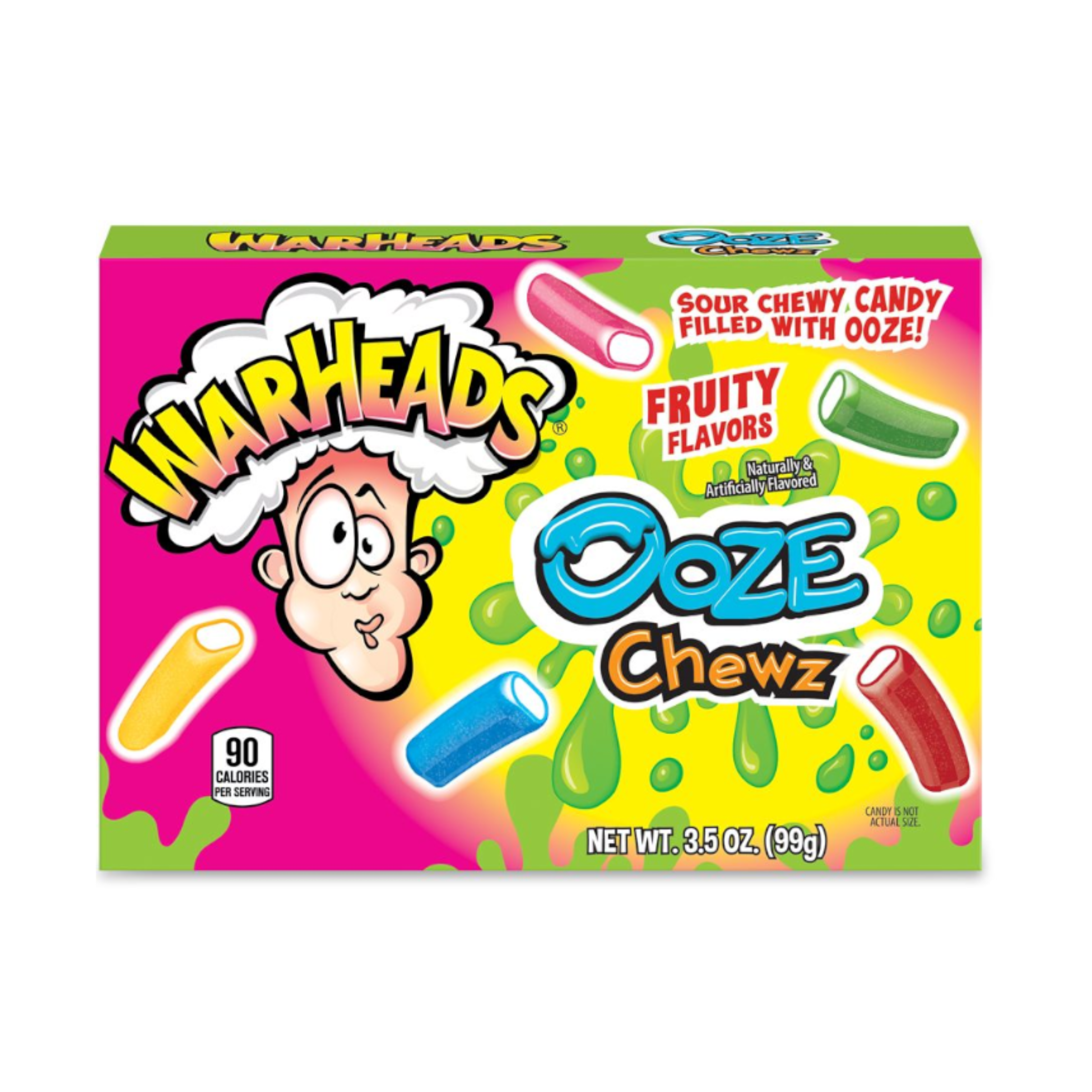Warheads Ooze Chewz Theater Box 12 x 99g (3.5oz) image 0
