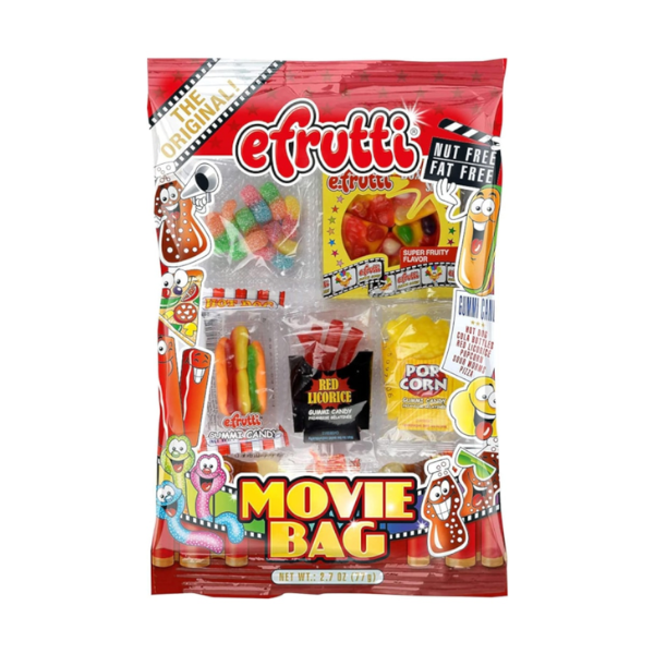 efrutti Gummi Movie Bag 12 x 77g (2.7oz) image 0