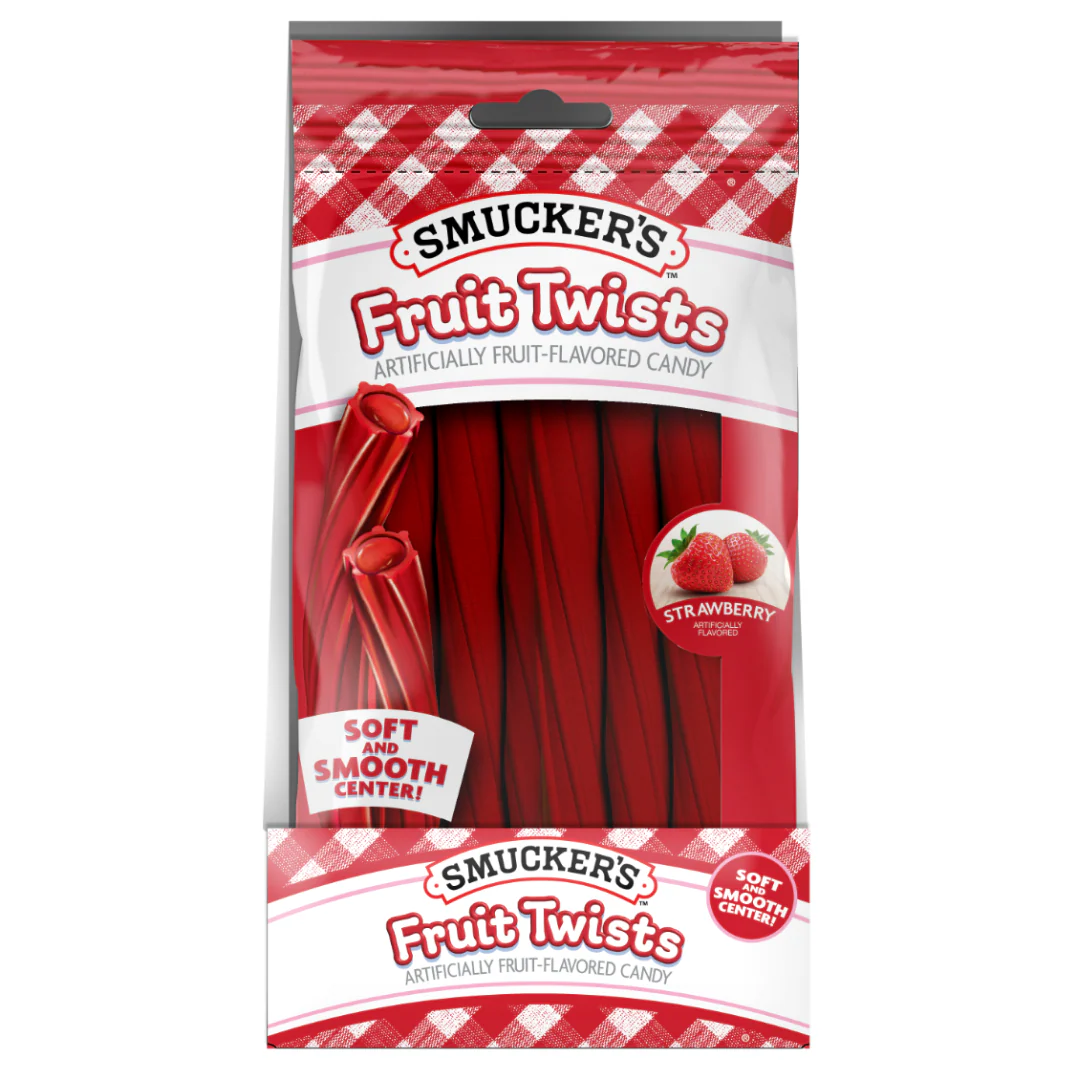 Smucker's Fruit Twists Strawberry Peg Bag 12 x 142g (5oz) image 0