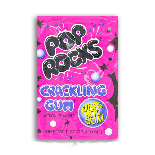 Pop Rocks Crackling Gum 24 x 10.5g (0.37oz) image 0