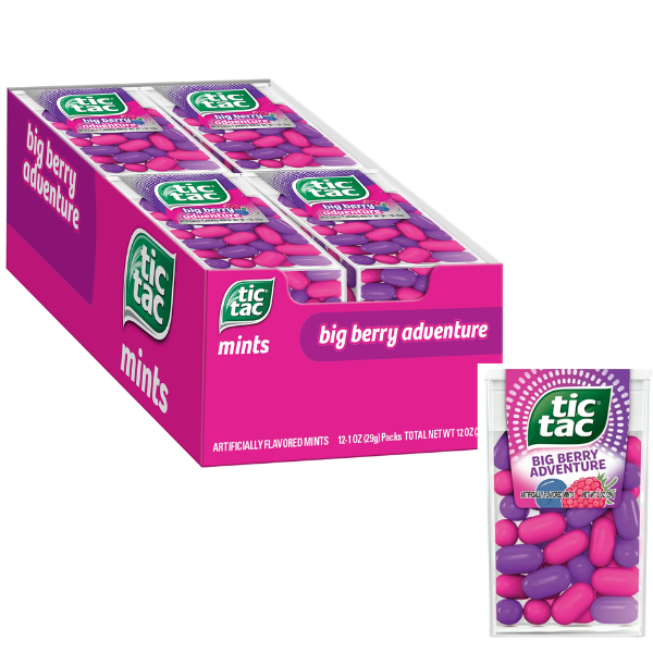 Tic Tac Big Berry Adventure 12 x 29g (1oz) image 0