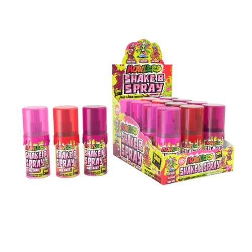Albert's Howlers Shake &amp; Spray Rad Reds Assorted 12 x 78.7g (2.77oz) image 0