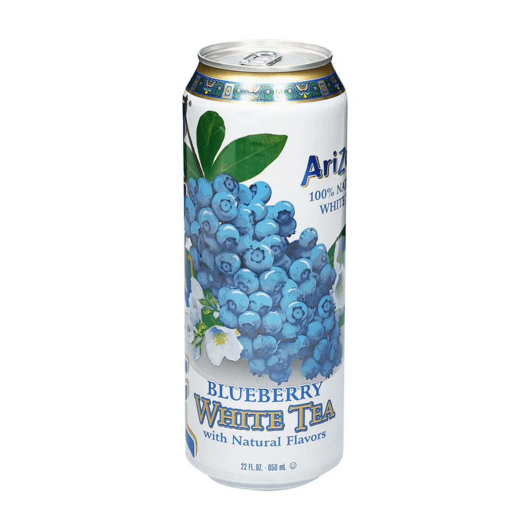 Arizona Blueberry White Tea Big Can 24 x 650ml (22 fl. oz) image 0