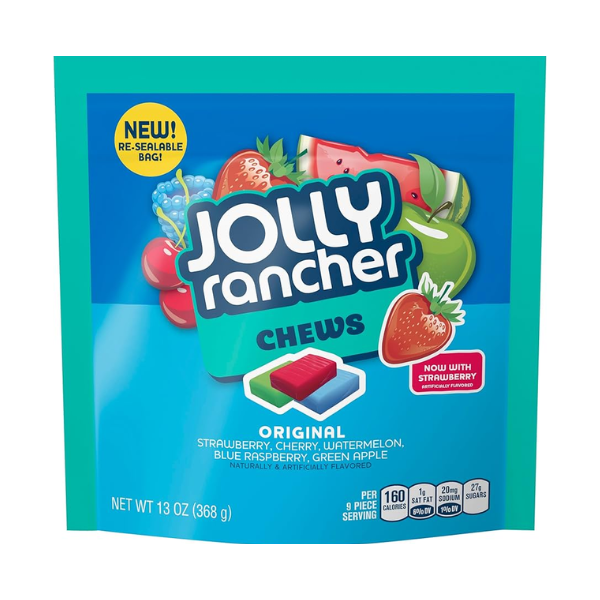 Jolly Rancher Chews Pouch Bag 12 x 368g (13oz) image 0