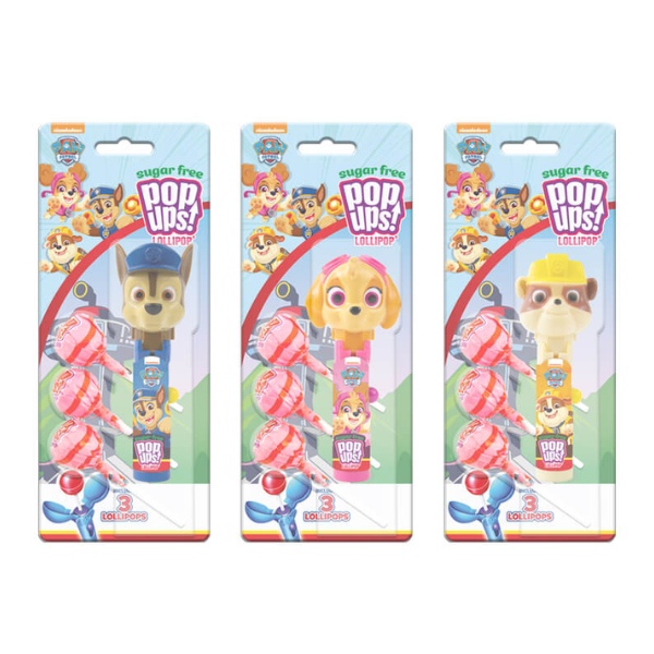 Pop Ups Paw Patrol Blister Pack Sugar Free 12 x 30g image 0