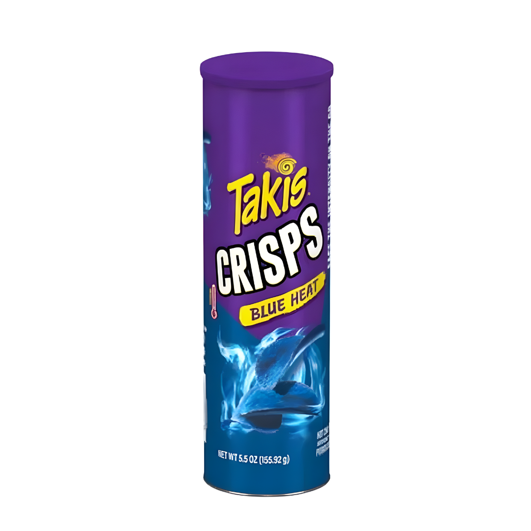 Takis Blue Heat Crisps Canister 1 x 155.92g (5.5oz) image 0