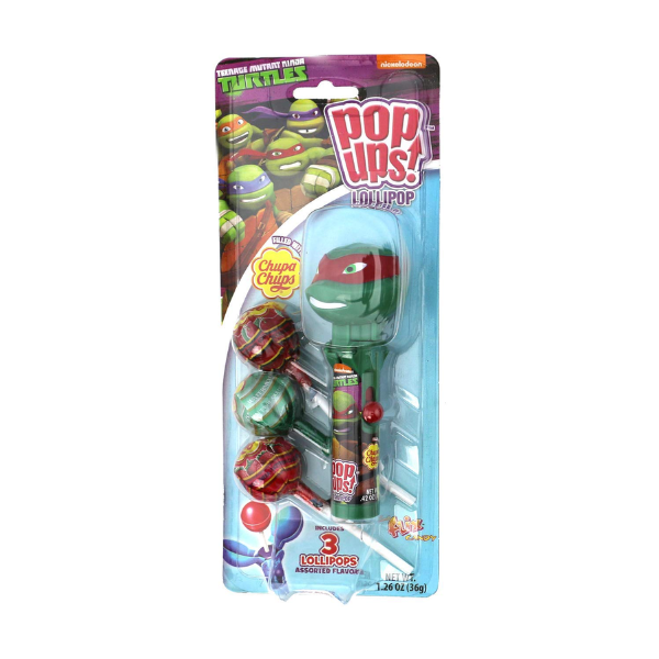 Pop Ups Teenage Mutant Ninja Turtles Blister Pack 6 x 36g (1.26oz) image 0