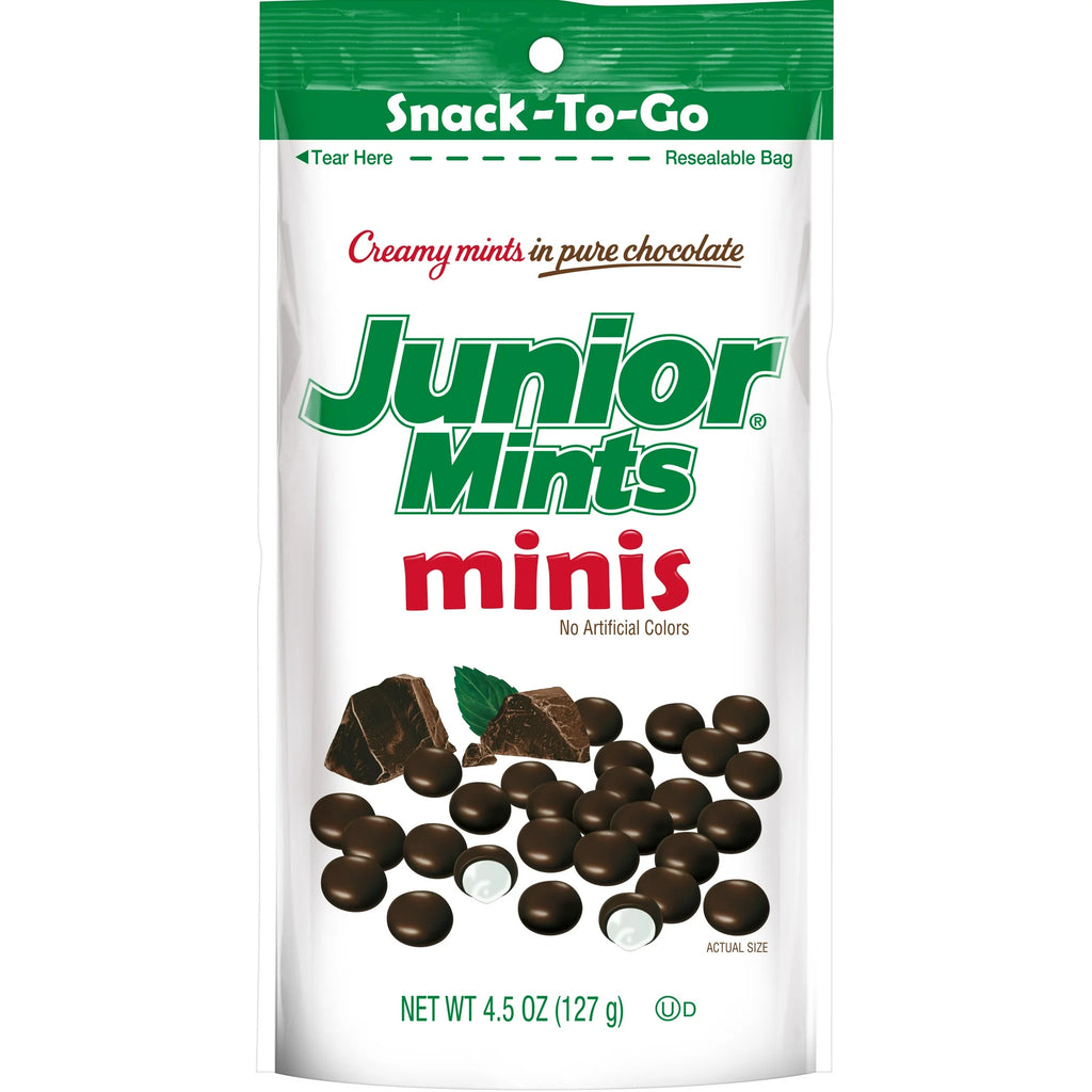 Junior Mints Minis Pouch Bag 12 x 127g (4.5oz) image 0