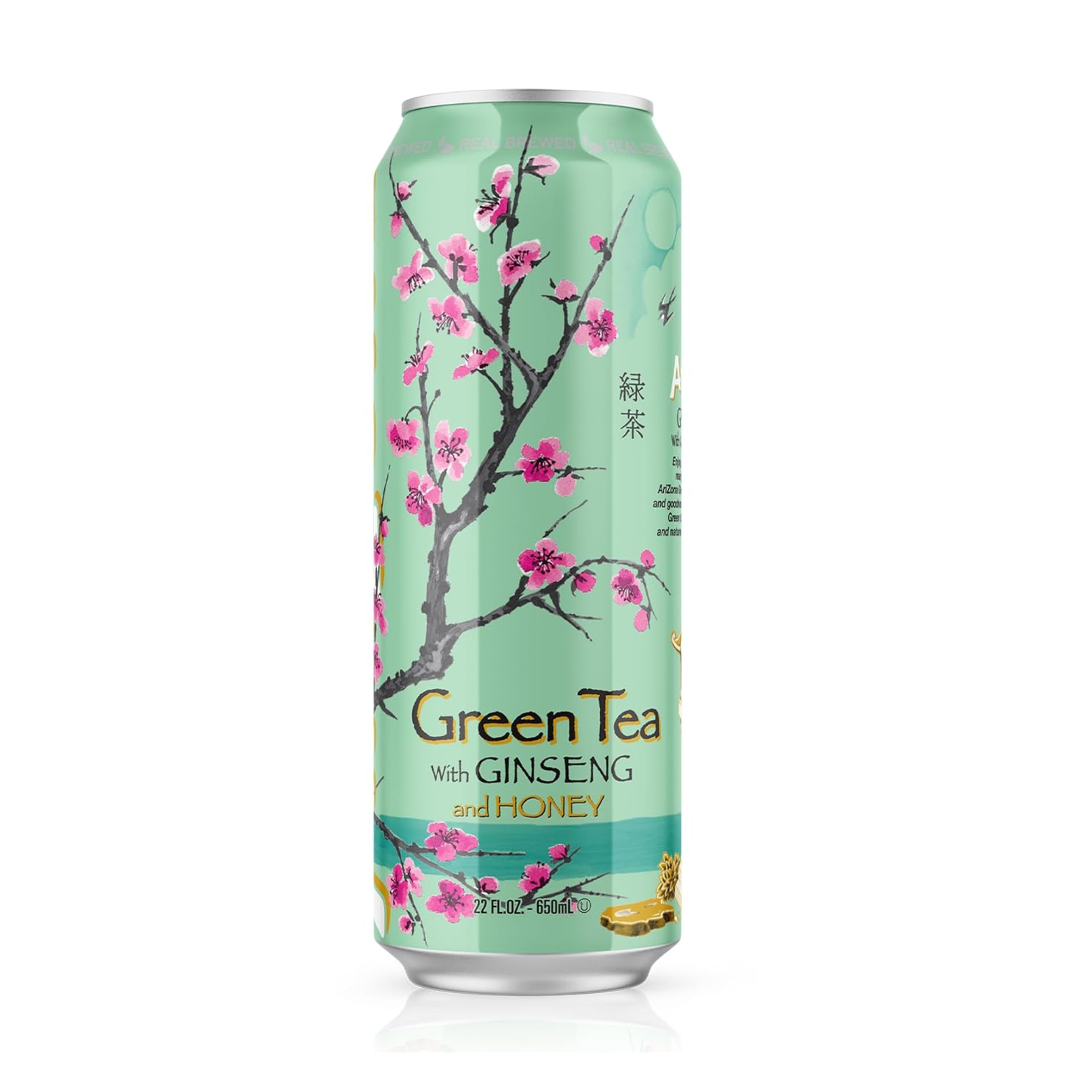 Arizona Green Tea with Ginseng Big Can 24 x 650ml (22oz) image 0