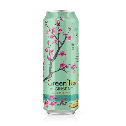 Arizona Green Tea with Ginseng Big Can 24 x 650ml (22oz) image 0
