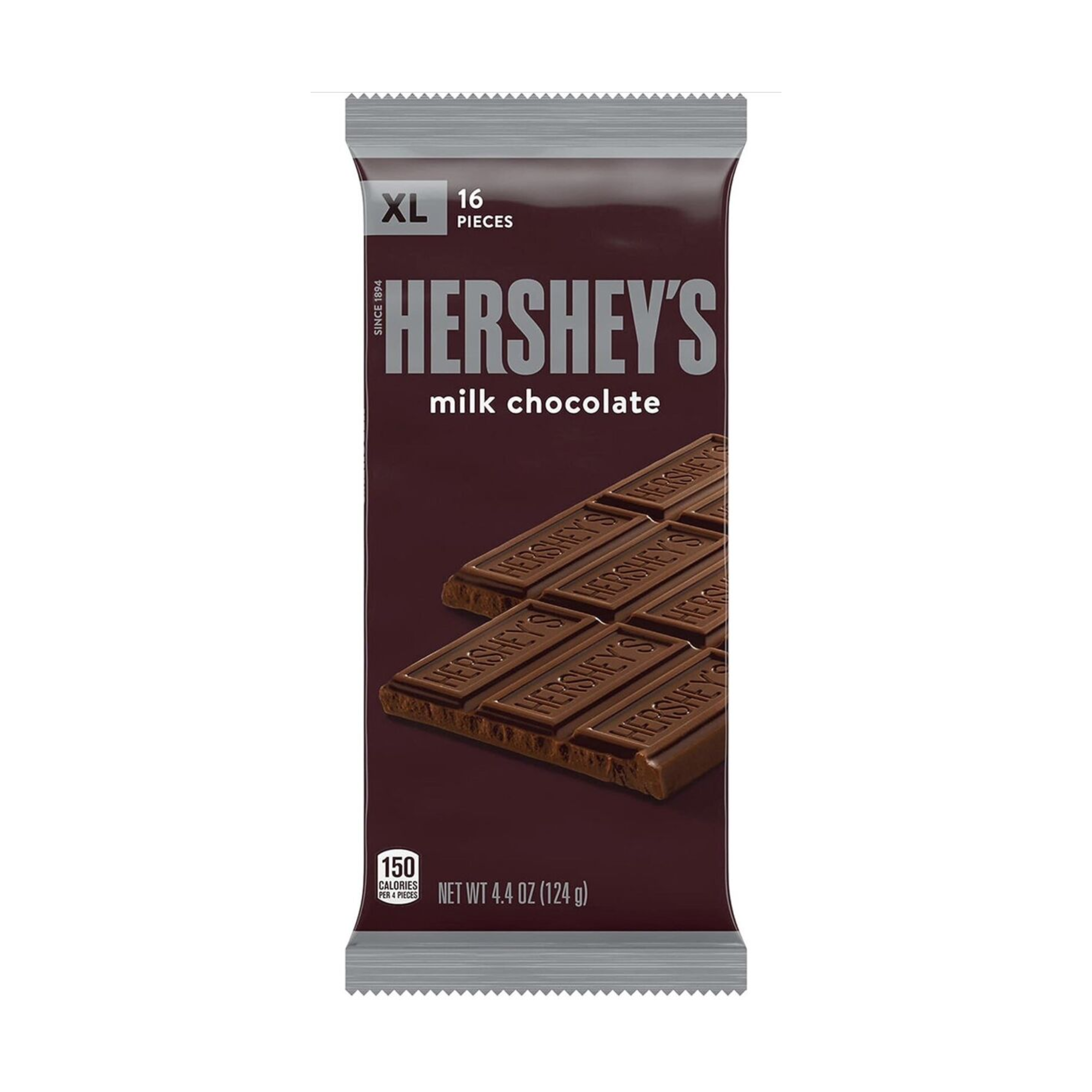 Hershey's Milk Chocolate XL Bar 12 x 124g (4.4oz) image 0