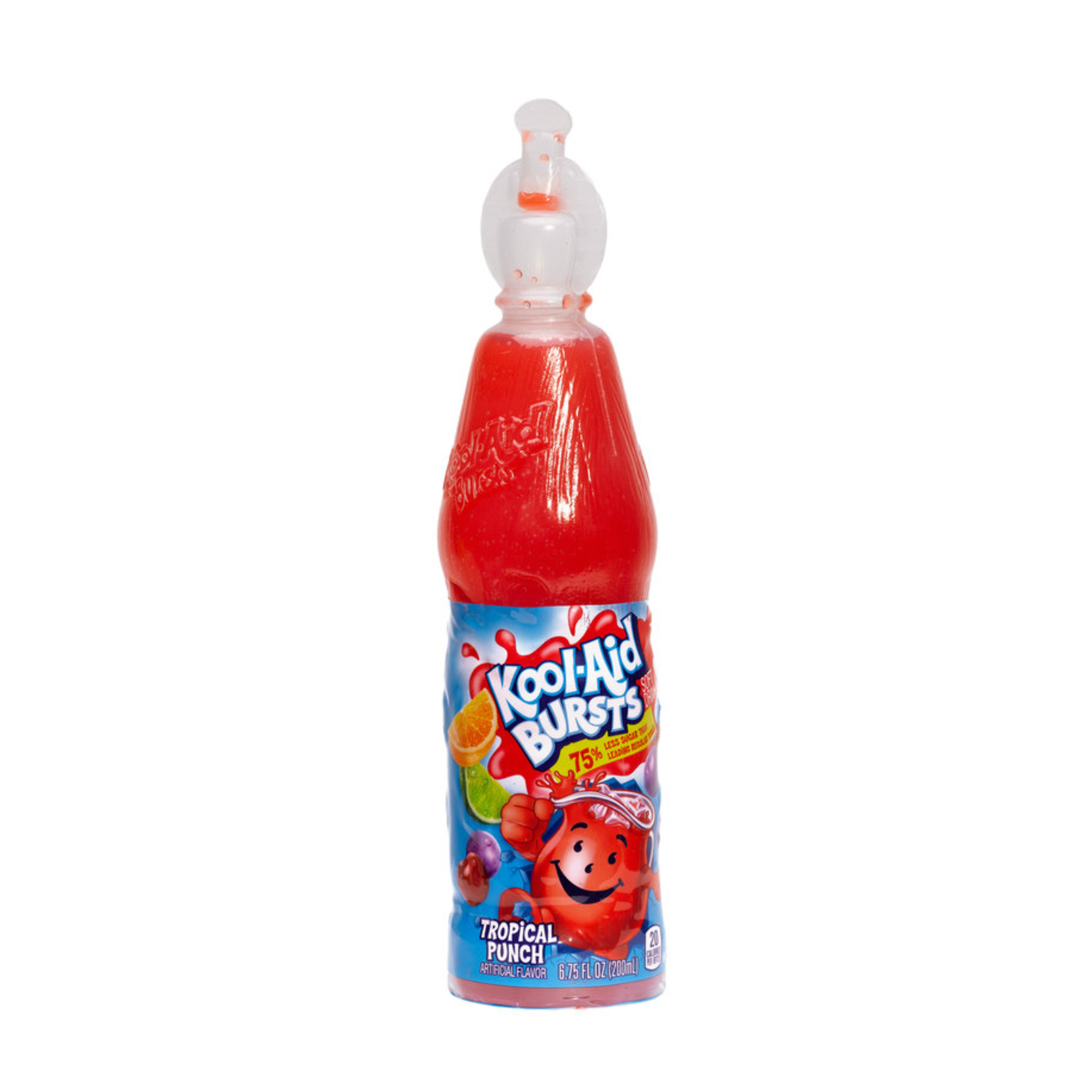 Kool-Aid Bursts Tropical Punch Slim Bottle 12 x 200ml (6.75 floz) image 0