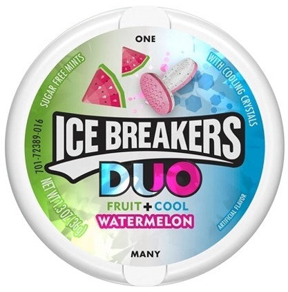 Ice Breakers Duo Mints Watermelon 8 x 36g (1.3oz) image 0