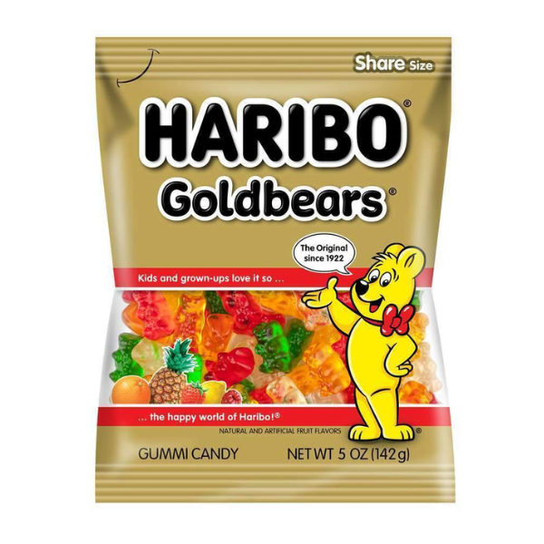 Haribo Gold Bears Peg Bag  12 x 113g (4oz) image 0