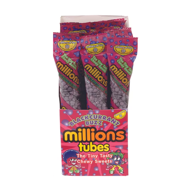 Millions Blackcurrant Tubes 12 x 55g image 0