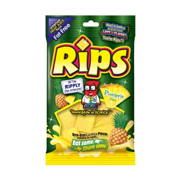 Rips Pineapple Peg Bag 12 x 113g (4oz) image 0