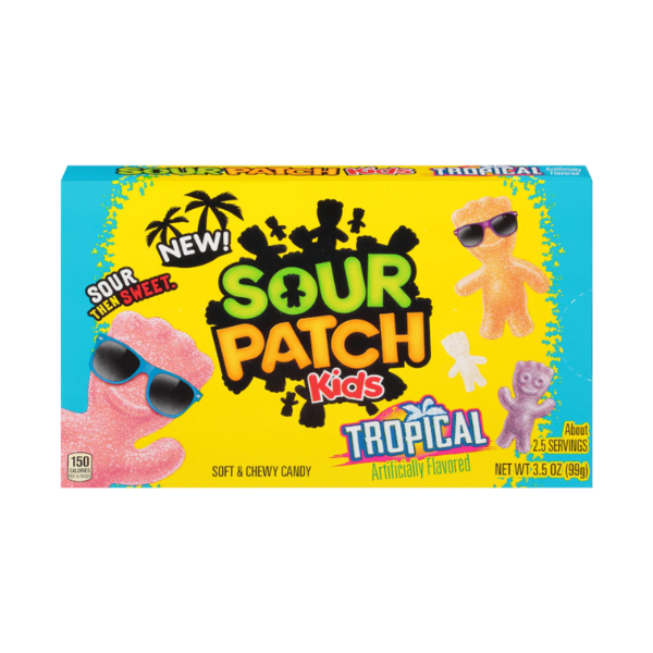 Sour Patch Kids Tropical Theater Box 12 x 99g (3.5oz) image 0