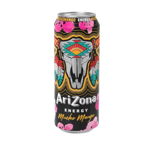 Arizona Energy Drink Mucho Mango Can 12 x 500ml image 0