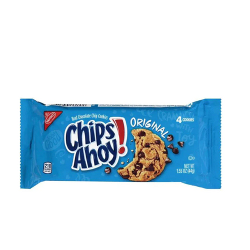 Chips Ahoy Original 4 Cookies Pack 10 x 44g (1.55oz) image 0