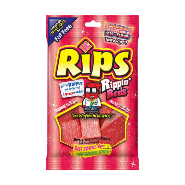 Rips Rippin' Red Peg Bag 12 x 113g (4oz) image 0