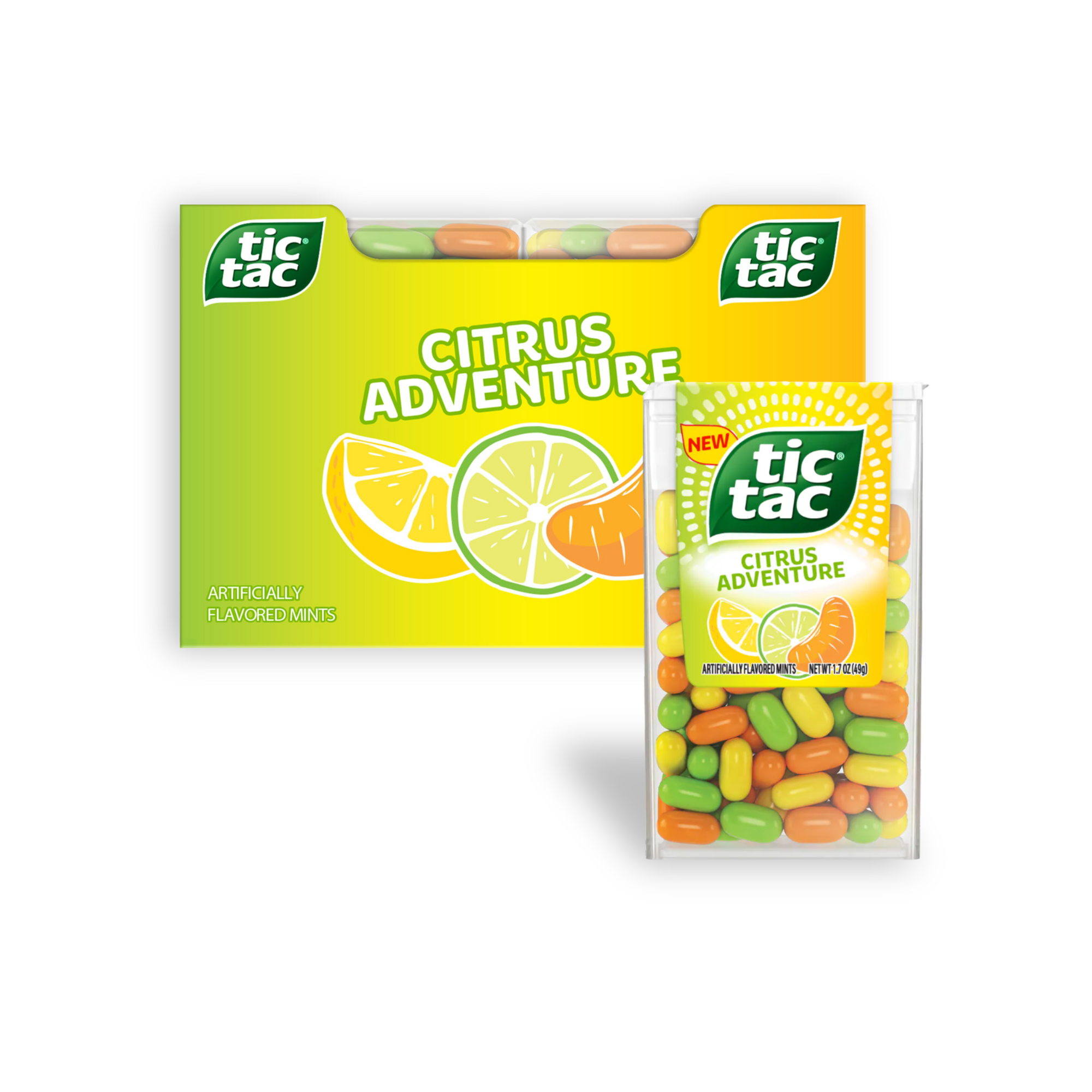 Tic Tac Citrus Adventure 100 Mints 12 x 49g (1.7oz) image 0