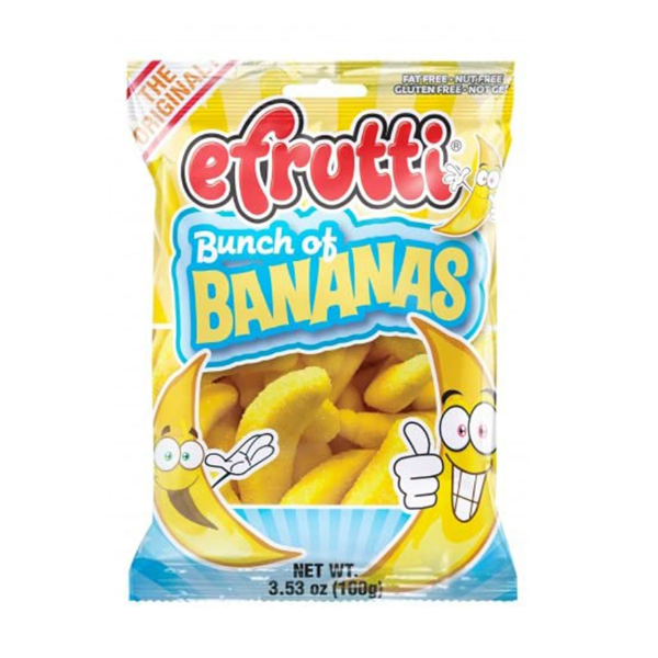 efrutti Bunch of Bananas Peg Bag 12 x 100g (3.5oz) image 0
