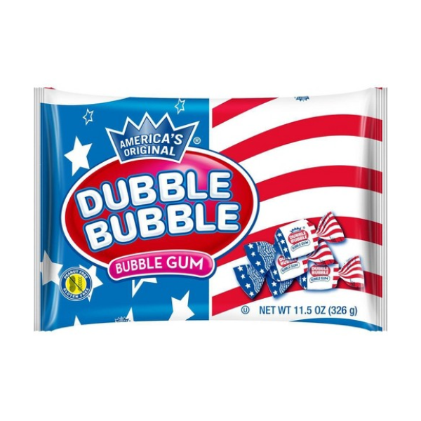 Dubble Bubble Bubble Gum Twist Wrap Flag Big Bag 1 x 326g (11.5oz) image 0