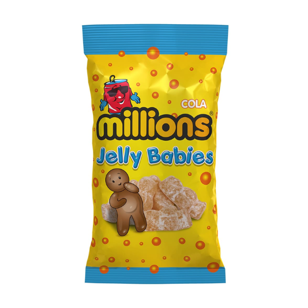 Millions Jelly Babies Cola Peg Bag 10 x 180g image 0