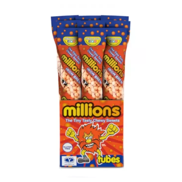Millions Iron Brew Tubes 12 x 55g image 0