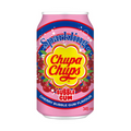 Chupa Chups Sparkling Cherry Bubble Gum Can 24 x 345ml image 0