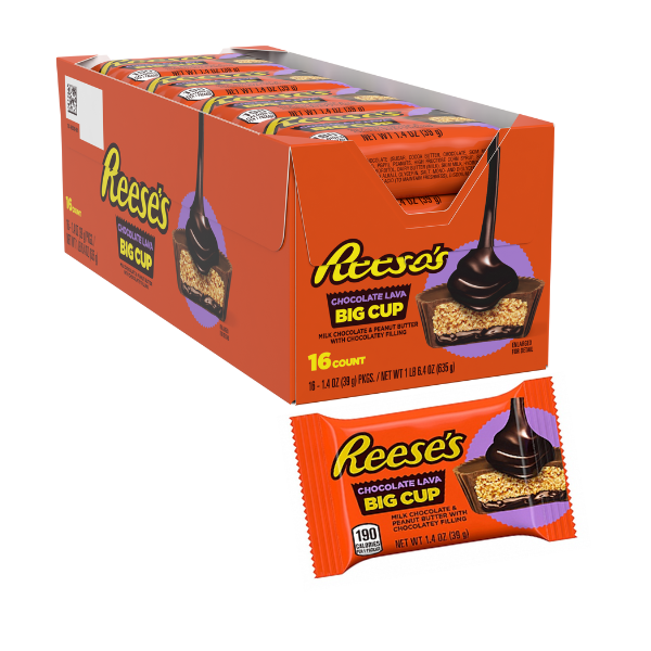 Reese's Big Cup Chocolate Lava 16 x 39g (1.4oz) image 0