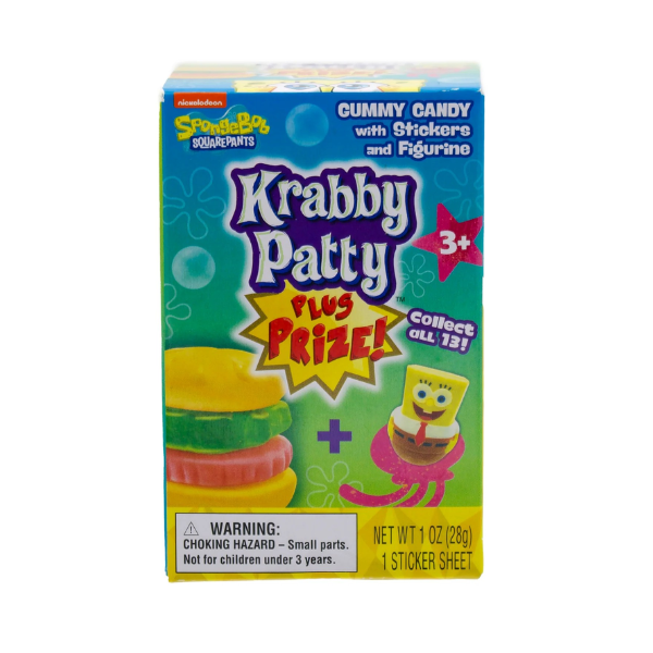 Krabby Patty Plus Prize Box 8 x 28g (1oz) image 0