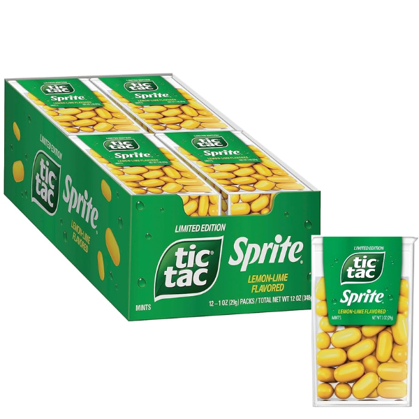 Tic Tac Sprite Singles 12 x 29g (1oz) image 0