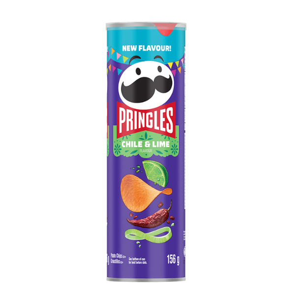 Pringles Chile and Lime Canister 1 x 156g image 0
