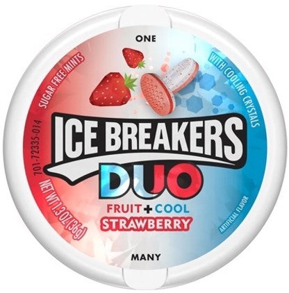 Ice Breakers Duo Mints Strawberry 8 x 36g (1.3oz) image 0