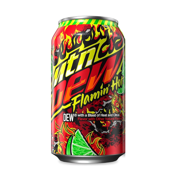 Mountain Dew Flaming Hot Can 12 x 355ml (12oz) image 0