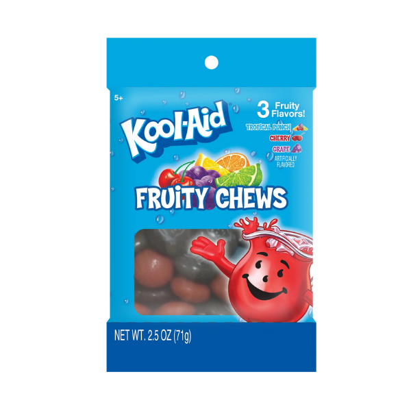 Kool-Aid Fruity Chews Peg Bag 12 x 71g (2.5oz) image 0