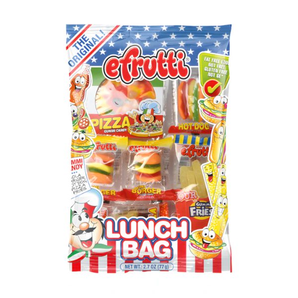 efrutti Gummi Candy Lunch Bag 12 x 77g (2.7oz) image 0
