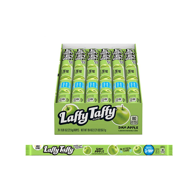 Laffy Taffy Rope Sour Apple 24 x 23g (0.81oz) image 0