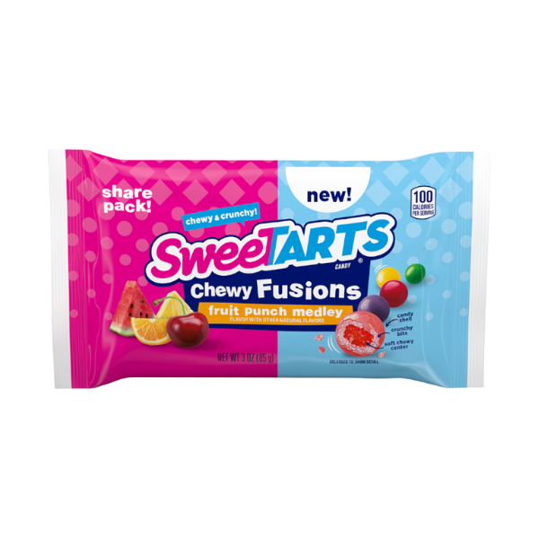 Sweetarts Chewy Fusions Fruit Punch Medley Share Pack 12 x 85g (3oz) image 0