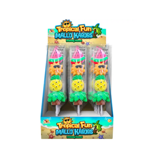 Albert's Tropical Fun Mallo Kabobs 12 x 45.6g (1.6oz) image 0