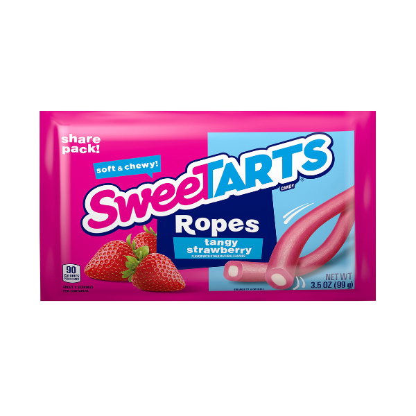Sweetarts Ropes Tangy Strawberry Share Pack 12 x 99g (3.5oz) image 0