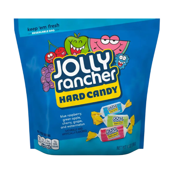 Jolly Rancher Hard Candy Original Flavors Pouch Bag 8 x 396g (14oz) (UK Compliant Ingredients) image 0