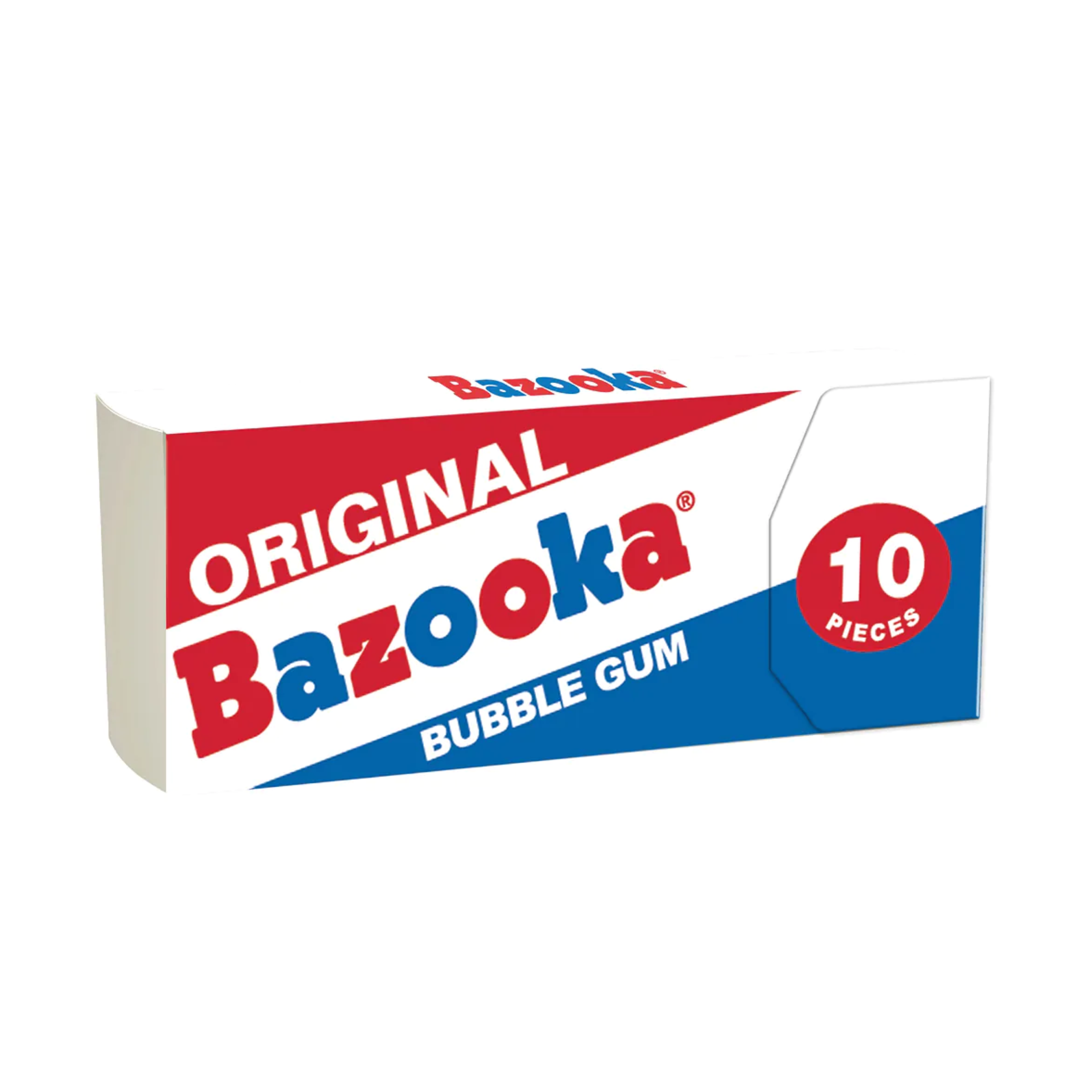 Bazooka Bubble Gum Original Throwback Wallet Pack 10 Pieces 12 x 60g (2.11oz) image 0