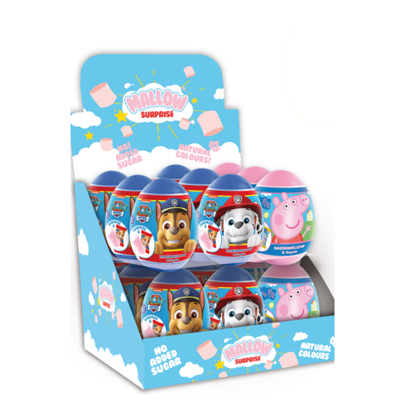 Mallow Surprise Egg Paw Patrol / Peppa Pig 18 x 2g image 0