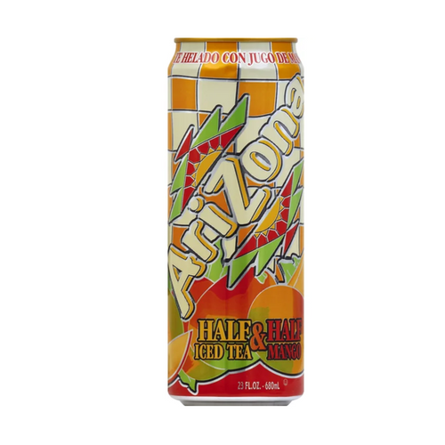 Arizona Half Iced Tea &amp; Half Mango Big Can 24 x 650ml (22oz) image 0