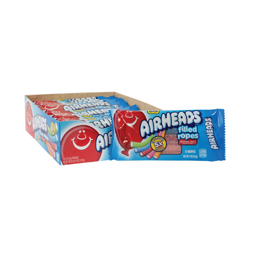 Airheads Filled Ropes Original Fruit 18 x 57g (2oz) image 0